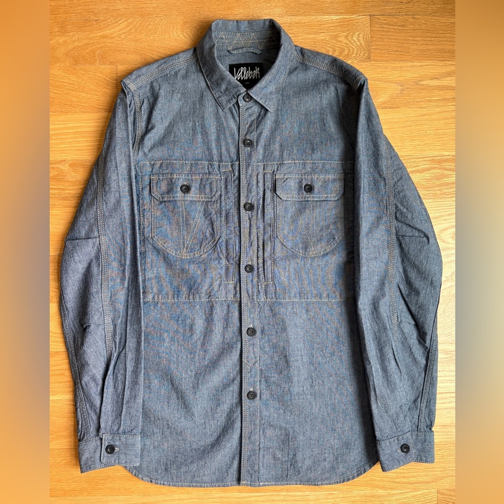 Vollebak Lumberjack Shirt, Small, Blue